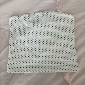 Brandy Mellvile Polka Dot Tube Top